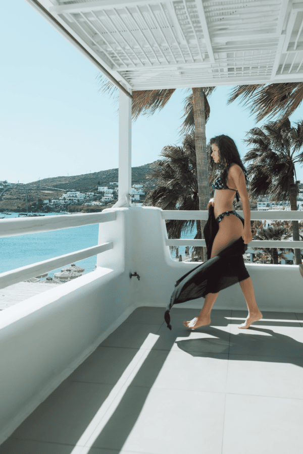 Mykonos Blanc infinity pool Agios Ioannis beach — photo 2